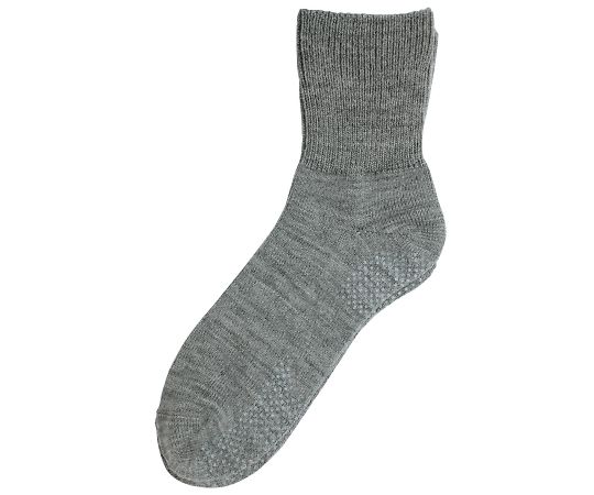 幸和製作所 テイコブじんわりあったかくつ下 紳士用 グレー UK03N 1足(ご注文単位1足)【直送品】