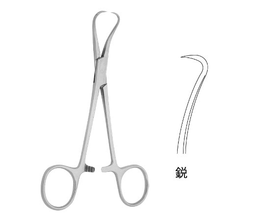 ジェイ・シー・ティ バックハウス・タオル鉗子 JB22-0102 1個（ご注文単位1個）【直送品】