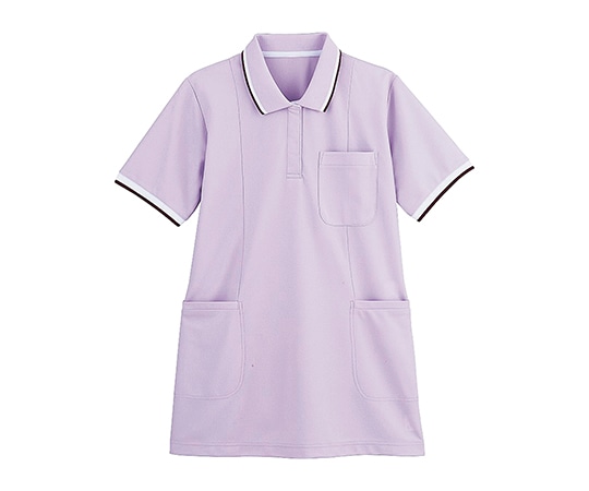 自重堂 半袖ロングポロシャツ レディース ラベンダー LL WH90338 1枚（ご注文単位1枚）【直送品】