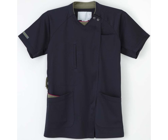 ナガイレーベン 男女兼用スクラブ ネイビー SS RF-5512 1枚(ご注文単位1枚)【直送品】