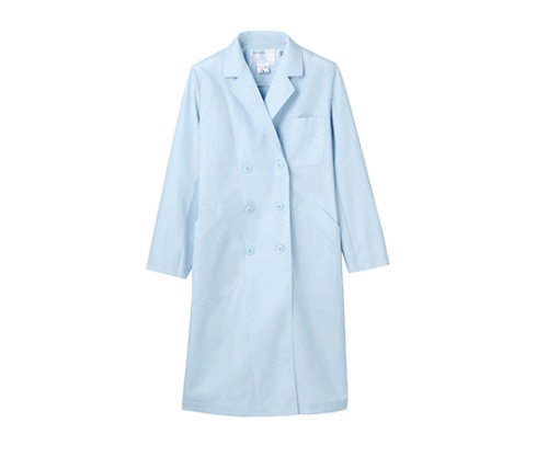 住商モンブラン 診察衣 レディス 長袖W サックス 51-113 L 1枚（ご注文単位1枚）【直送品】