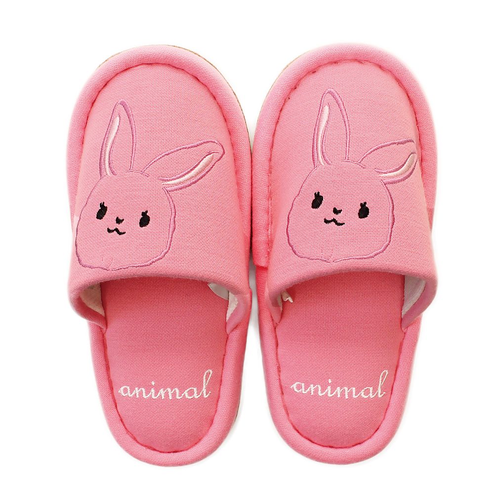 ストロング 子供用スリッパ（アニマル）ピンク  1足（ご注文単位1足）【直送品】