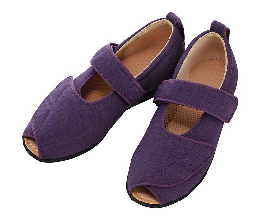 徳武産業 オープンマジックⅢ 7E 紫 L 7032 1足(ご注文単位1足)【直送品】