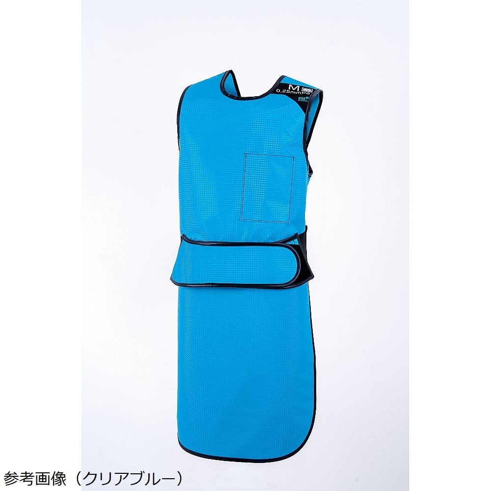 保科製作所 ウルトラライト フィットエプロン クリアグリーン 鉛当量0.35 L ULF-L 1枚(ご注文単位1枚)【直送品】