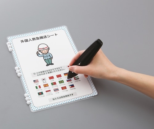 アズワン 外国人救急搬送シート 1セット  1セット（ご注文単位1セット）【直送品】