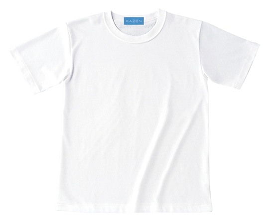KAZEN 兼用ウォーターマジックTシャツ 白 L 233-80 L 1枚（ご注文単位1枚）【直送品】
