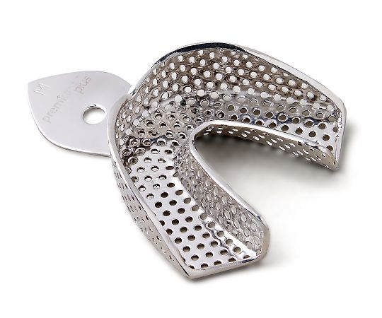 プレミアムプラスジャパン ステンレス印象トレー M 下顎 FC-0225 1個（ご注文単位1個）【直送品】