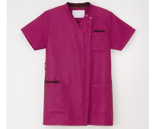 ナガイレーベン 男女兼用スクラブ ディープピンク LL RT-5402 1枚（ご注文単位1枚）【直送品】