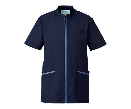 サンアロー メンズジャケット スマートスクラブエレガント ネイビー×スモーキーブルー 3L 781-48 3L 1枚(ご注文単位1枚)【直送品】