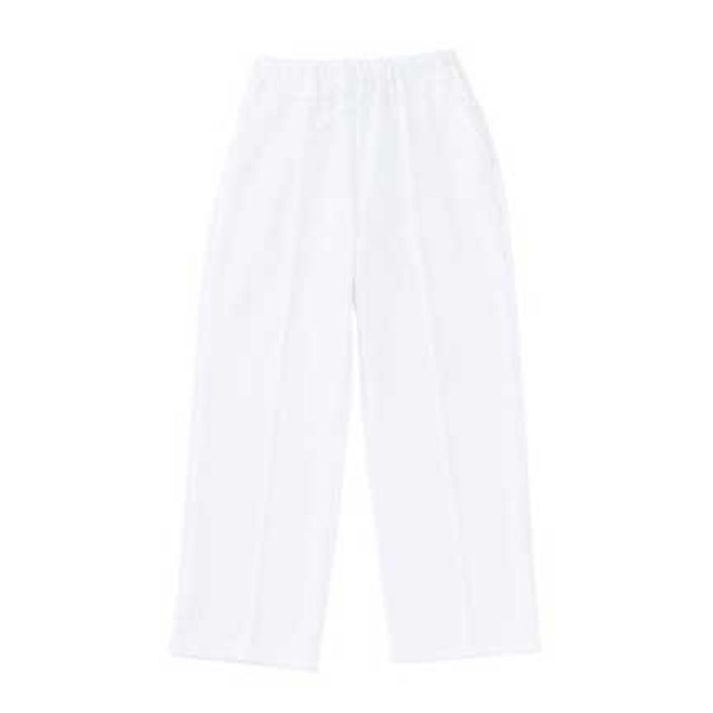 KIRAKU（トンボ） ストレートパンツ ホワイト 4L（股下82cm） CR524-01 4L 1枚（ご注文単位1枚）【直送品】