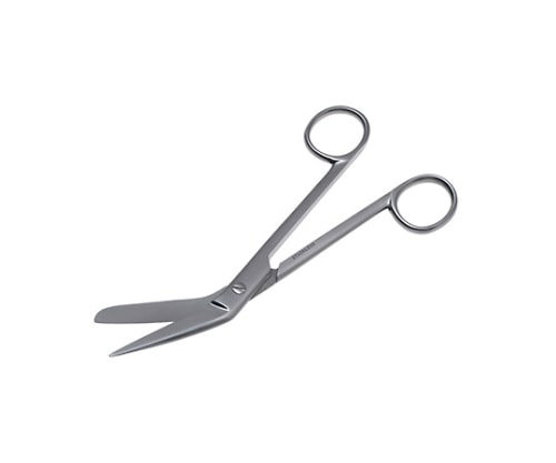 日本フリッツメディコ 膝状剪刀 15cm E992-017 1個（ご注文単位1個）【直送品】