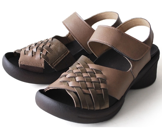 リゲッタ 編み込みベルトサンダル ブロンズ S(22.0~22.5) R2687-BRZ-S 1足(ご注文単位1足)【直送品】