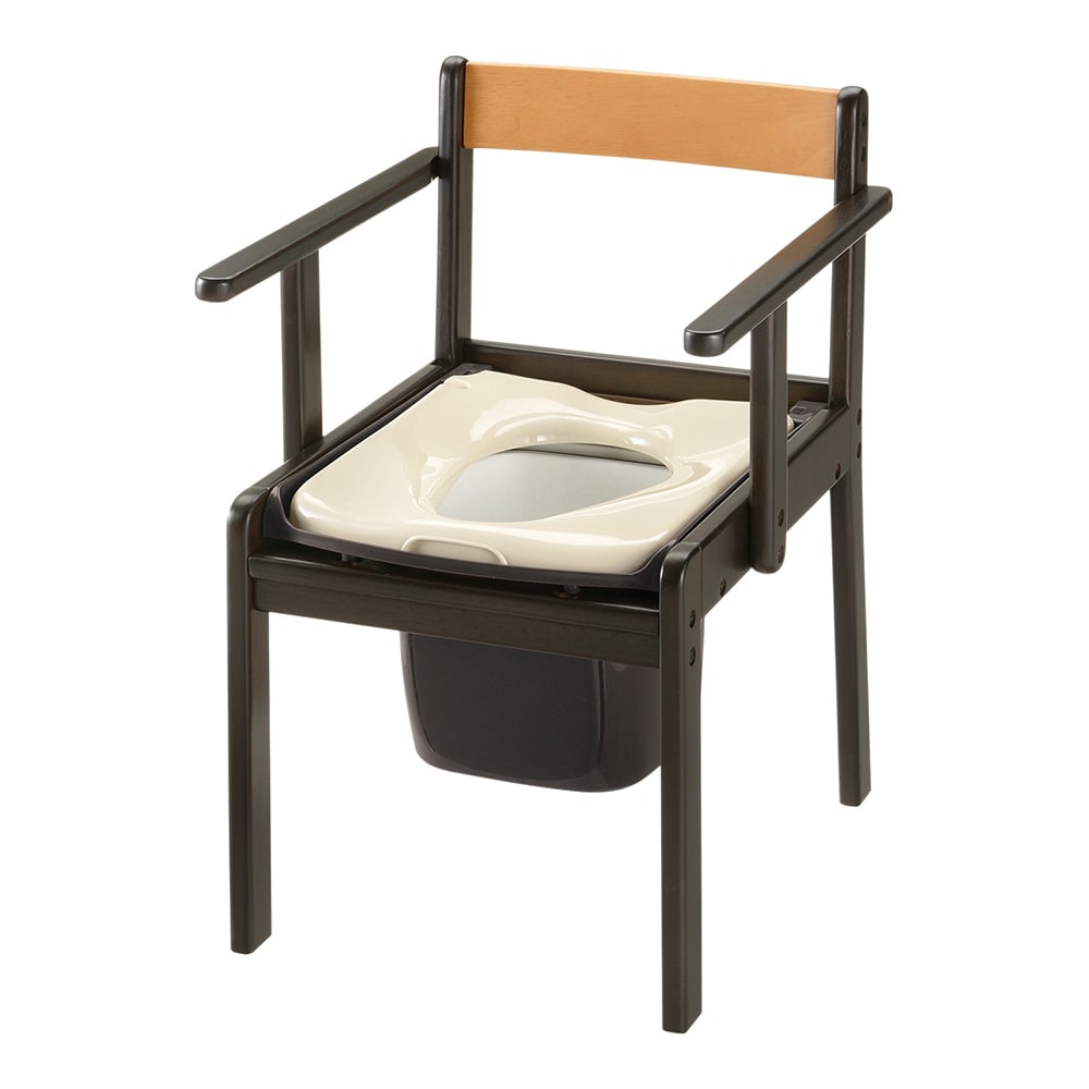 リッチェル 軽~いトイレ（木製きらく）普通便座  1台（ご注文単位1台）【直送品】