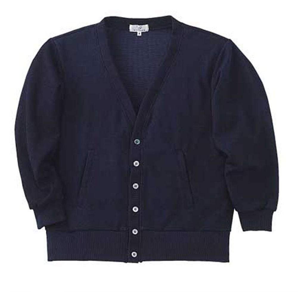 KIRAKU(トンボ) カーディガン ネイビーブルー 4L(身丈70cm) CR036-89 4L 1枚(ご注文単位1枚)【直送品】