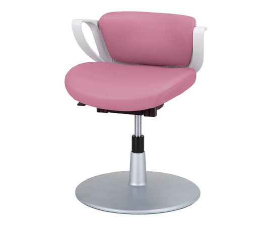 ナビス（アズワン） 患者用いす ピコラ 円盤脚 ローズ KK-1R 1個（ご注文単位1個）【直送品】