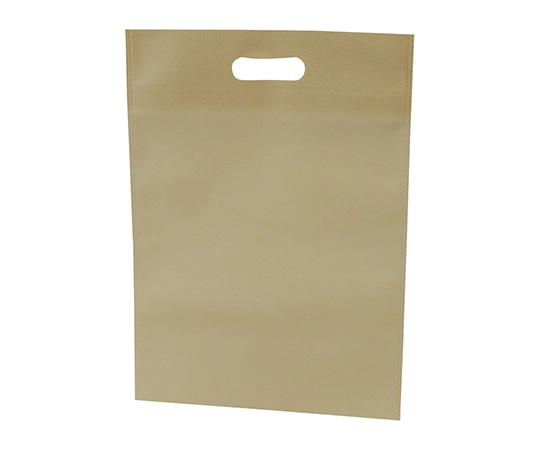 アズワン 不織布バッグ（無地） 小判抜きA4 100枚入 ベージュ LC0811AE00 1箱（ご注文単位1箱）【直送品】