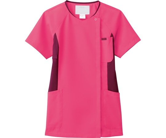 フォーク レディスジップスクラブR チェリーピンク×バーガンディ EL 7014SC-13 1枚（ご注文単位1枚）【直送品】