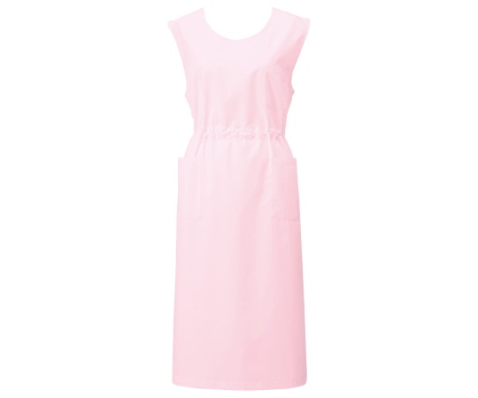 KAZEN 予防衣（袖なし） ピンク L 924-33 L 1枚（ご注文単位1枚）【直送品】