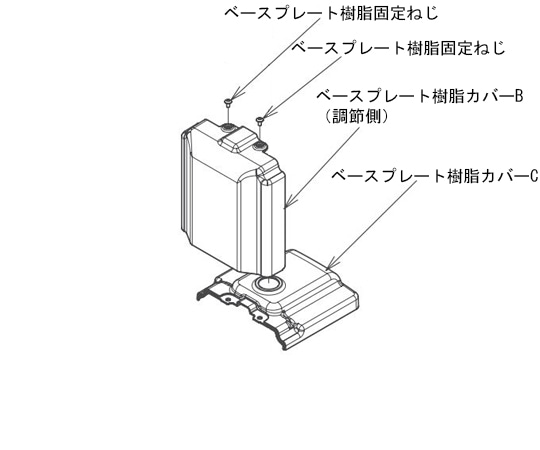 アロン化成 （AT-E-200用）ベースプレート樹脂固定ねじ（2本） 591-929 1袋（ご注文単位1袋）【直送品】
