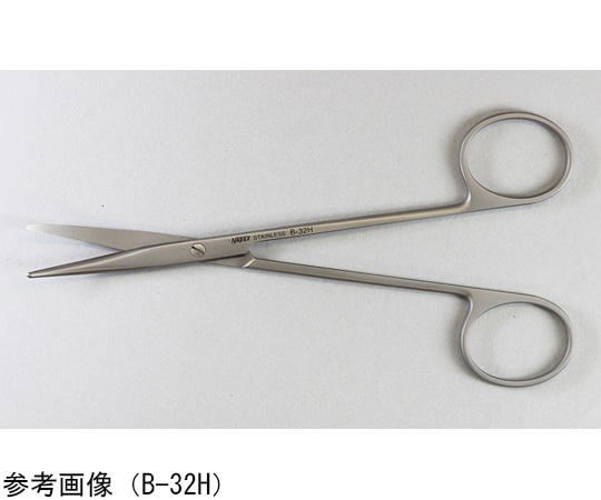 NAPOX 細型解剖用反剪刀 145mm B-32-145 1個(ご注文単位1個)【直送品】