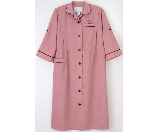 ナガイレーベン マタニティ患者衣 ピンク L MFG-5811 1枚（ご注文単位1枚）【直送品】