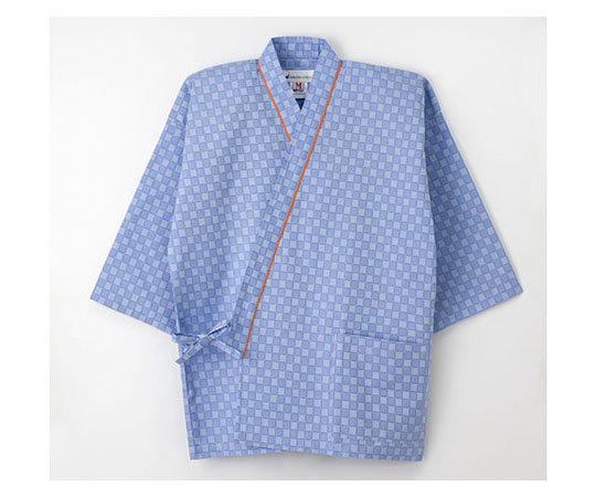 ナガイレーベン 患者衣じんべい型 ブルー LL RG1451 1枚（ご注文単位1枚）【直送品】