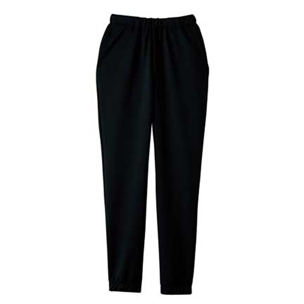 KIRAKU(トンボ) レディスジョガーパンツ ブラック L(股下73cm) CR589-09 L 1枚(ご注文単位1枚)【直送品】