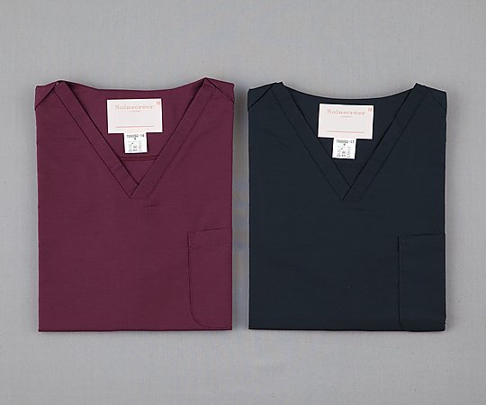 PANTONE(フォーク) スクラブ (男女兼用/右肩ホック式) ダークネイビー/L 7000SC L 1枚(ご注文単位1枚)【直送品】