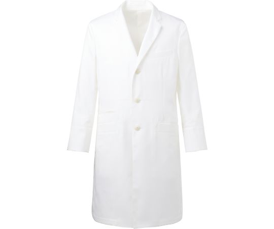 KAZEN メンズ診察衣 ホワイト 3L KZN210-10 3L 1枚（ご注文単位1枚）【直送品】