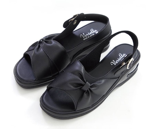 CML Veriella エアナースシューズ ブラック LL T300104 1足(ご注文単位1足)【直送品】