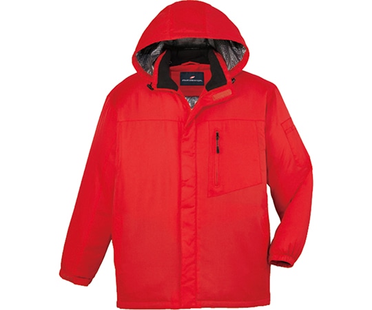 WHISEL（自重堂） ハーフコート（フード付） オレンジ SS 48483 1枚（ご注文単位1枚）【直送品】