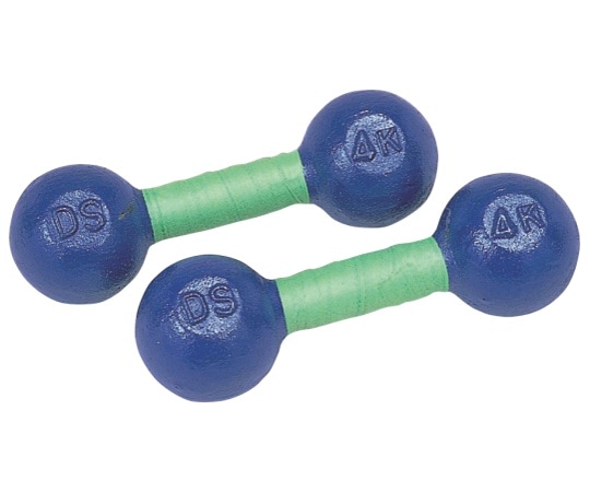 淡野製作所 鉄アレー 4kg 1組（2本入） D-807 1組（ご注文単位1組）【直送品】