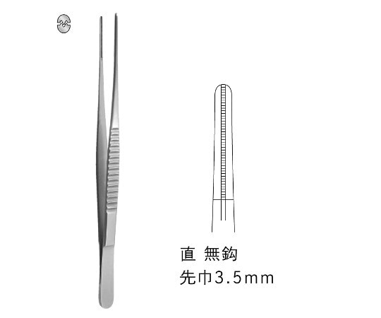 ジェイ・シー・ティ ドベーキー血管鑷子 JC02-2212 1個（ご注文単位1個）【直送品】