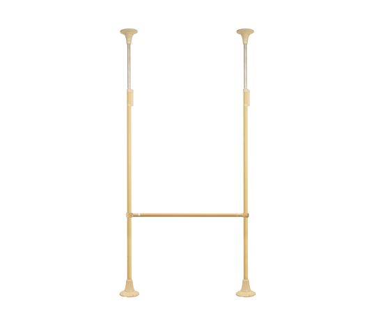 DIPPERホクメイ ベスポジBPZ 丸ベース ロング 耐水 H型 伸縮 固定1200-1500 セット BPZ-H2700-32 1個（ご注文単位1個）【直送品】