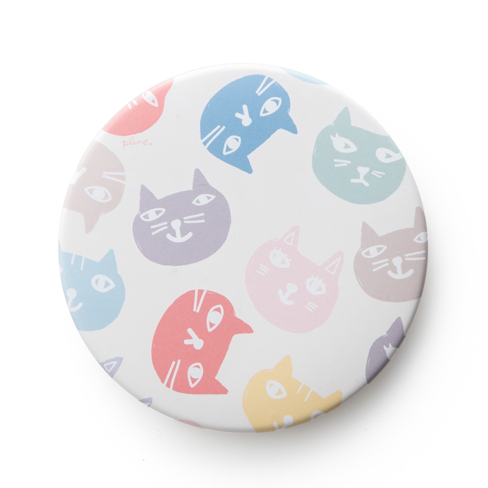 堀内鏡工業 Plune.mirror プルーン いろいろねこ PL-06 1個（ご注文単位1個）【直送品】
