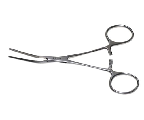 日本フリッツメディコ クーリー血管鉗子 13.5cm #2 アングル V231-5712 1個（ご注文単位1個）【直送品】