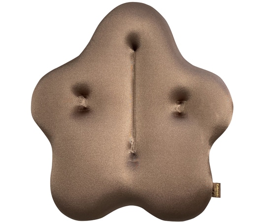 龍野コルク工業 CuCuエクボ(腰楽クッション)モカ 1個(ご注文単位1個)【直送品】