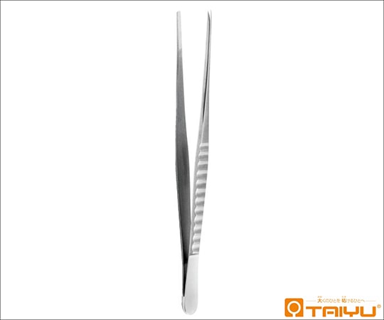 TAIYU（大祐医科工業） 荒筋外科鑷子 有鈎 併式 ダボ無 全長23cm TY-W005B 1本（ご注文単位1本）【直送品】