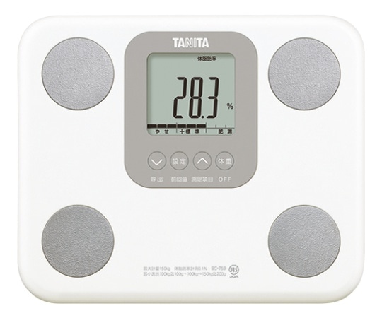 タニタ 体組成計 ホワイト BC-759 1個（ご注文単位1個）【直送品】
