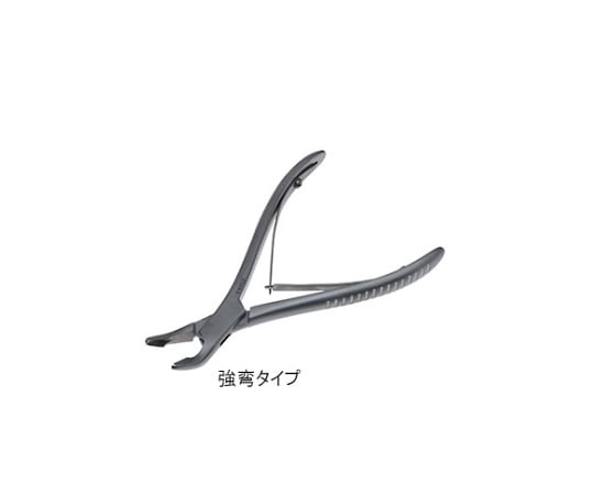 日本フリッツメディコ 丸のみ鉗子 極細 15cm 強弯 1.5mm P267-3226S 1個（ご注文単位1個）【直送品】