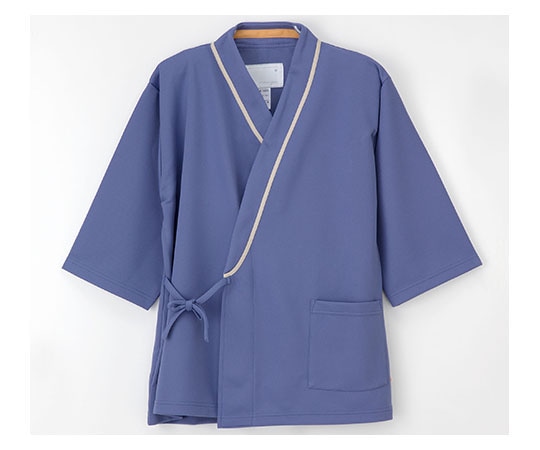 ナガイレーベン 検診衣(上衣・はおりタイプ) ブルー M LK-1431 1枚(ご注文単位1枚)【直送品】