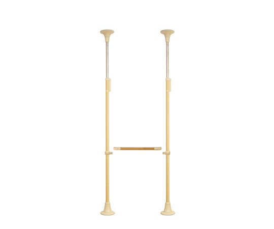 DIPPERホクメイ ベスポジBPZ 丸ベース レギュラーH型 木手すり 取り外し600 セット BPZ-H2300-10 1個（ご注文単位1個）【直送品】