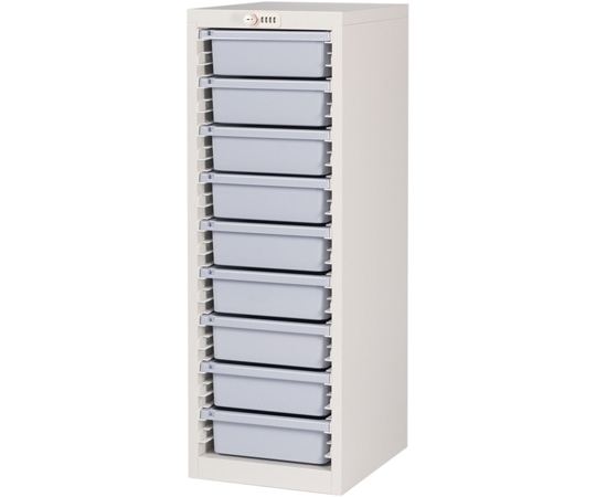 宮成製作所 薬剤保管庫メディロック MLG配薬キャビネット ダイヤル錠 深型9段 ライトパープル MLGC-109D-V 1台（ご注文単位1台）【直送品】