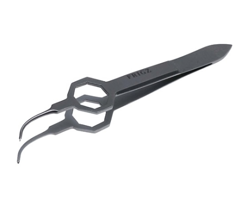 日本フリッツメディコ フォスター デリケートピンセット 8.5cm 有鈎 曲 A361-4229 1本（ご注文単位1本）【直送品】