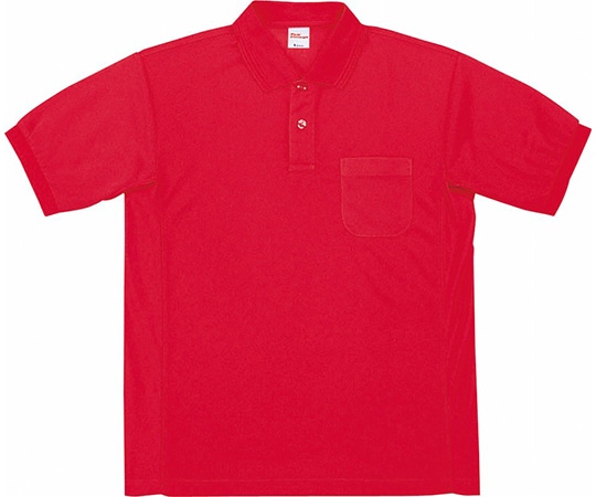 WHISEL(自重堂) 半袖ポロシャツ レッド 5L 47664 1枚(ご注文単位1枚)【直送品】