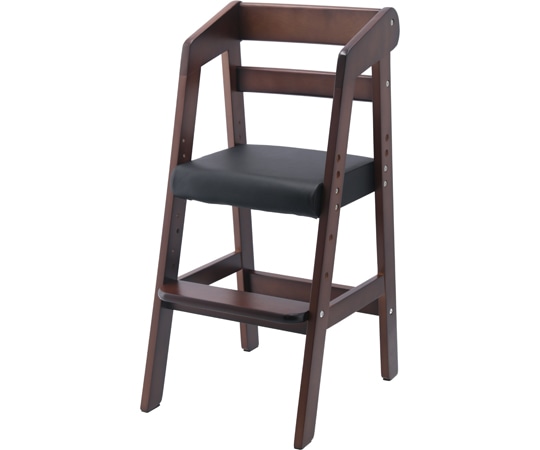 不二貿易 木製ベビーチェアー ダークブラウン 14939 1個（ご注文単位1個）【直送品】