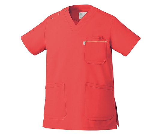 ミズノ（チトセ） 男女兼用スクラブ コーラル 4L MZ0018-C-23/4L 1枚（ご注文単位1枚）【直送品】