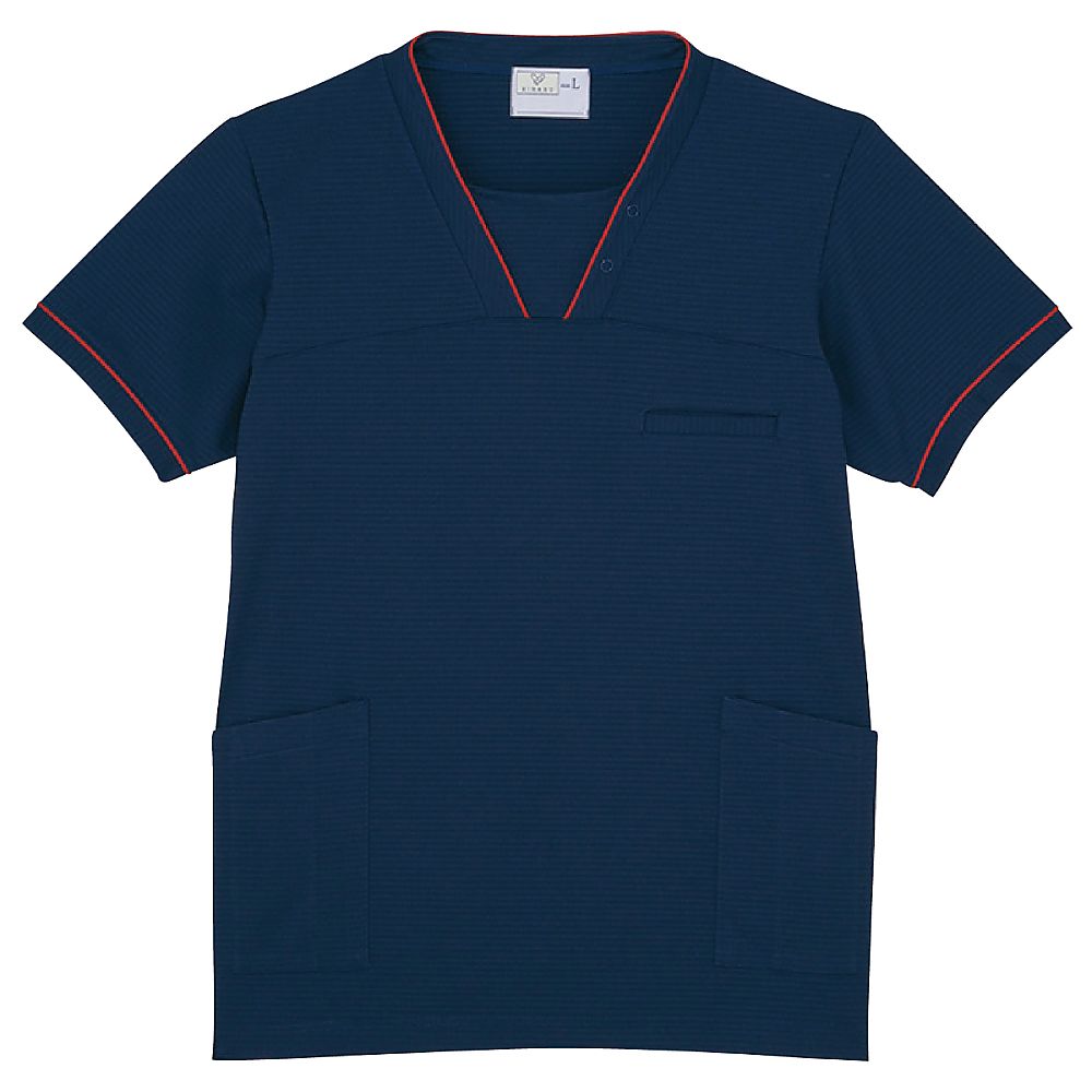 KIRAKU（トンボ） ケアスクラブ ネイビー M（身丈70cm） CR216-88 M 1枚（ご注文単位1枚）【直送品】