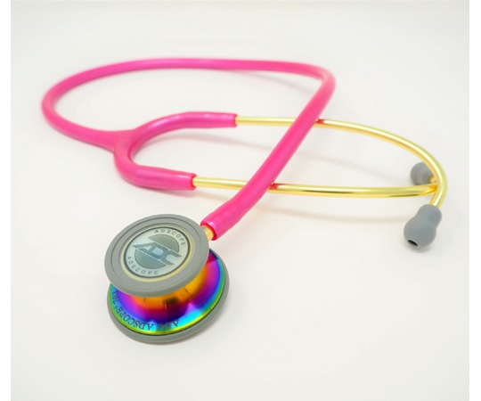 ユーメド貿易 ADスコープ クリニシャンステトスコープ パウダーラズベリー（レインボーエディション） AD703RPR 1本（ご注文単位1本）【直送品】