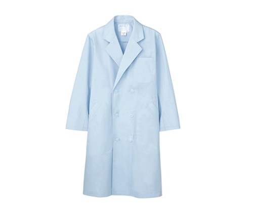 住商モンブラン 診察衣 メンズ 長袖W サックス 51-813 M 1枚（ご注文単位1枚）【直送品】